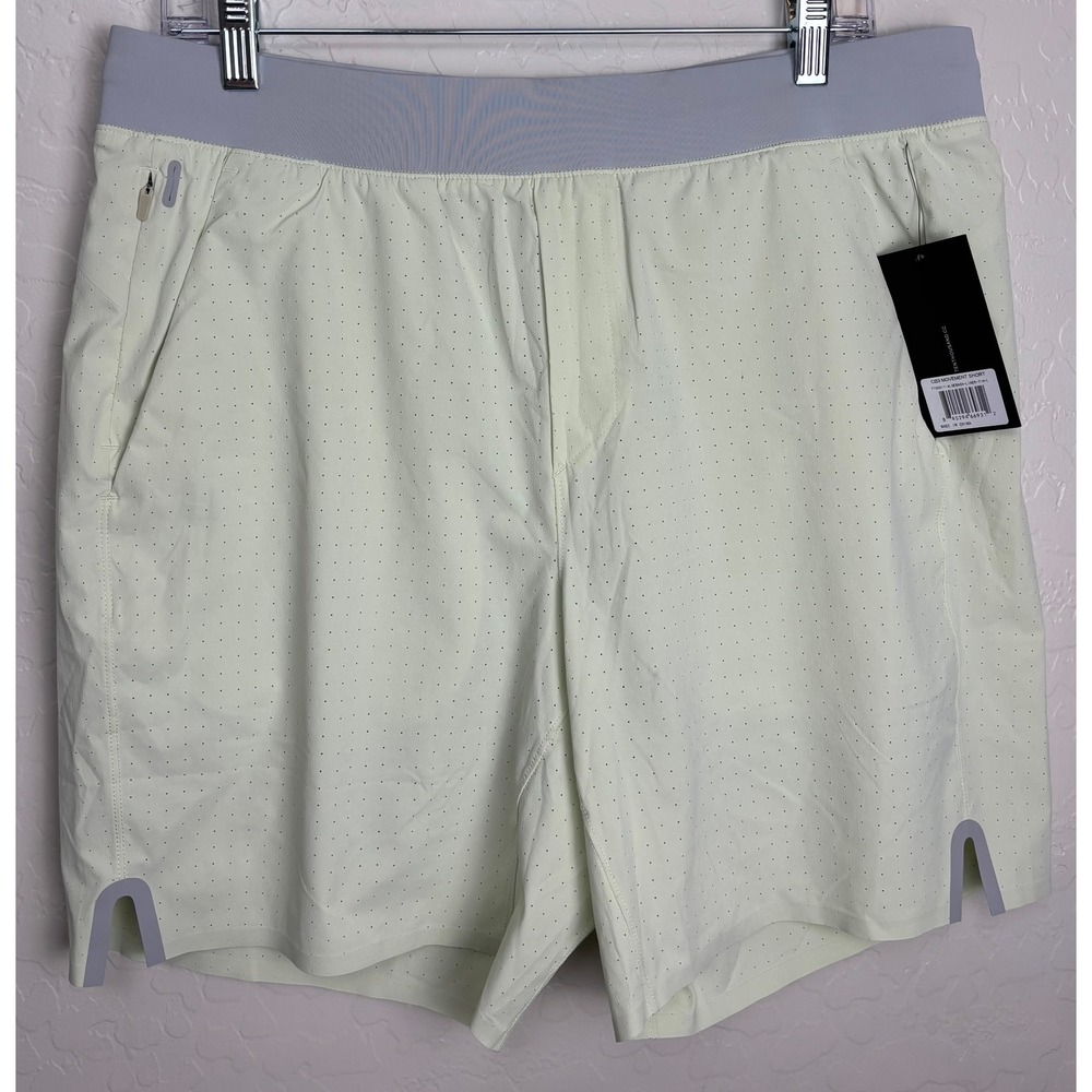 Ten Thousand C03 Movement Short 7 Inch Lined Green Mens Medium TTSH011 2811